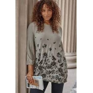 J. Jill Gray Floral Tunic